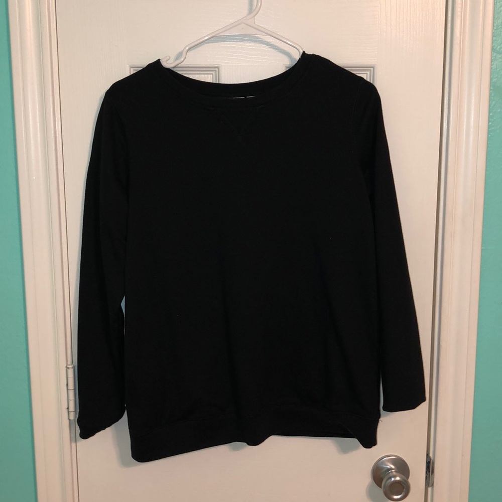 Kim Rogers black long sleeve tee